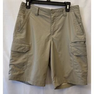 George Brand Men's Khaki Cargo Shorts 32
